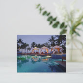 プールサイドの夜明け ポストカード (スタンド正面)