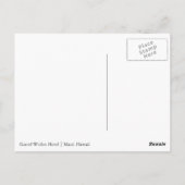 プールサイドの夜明け ポストカード (裏面)