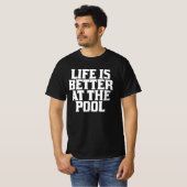 プールサイドは最高 Tシャツ (正面フル)