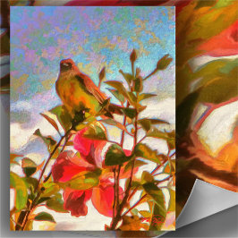 プールサイドシンガー2338アートプリント ポスター