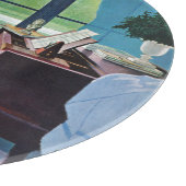 プールサイドピアノ練習 カッティングボード (角)