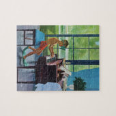 プールサイドピアノ練習 ジグソーパズル (横)