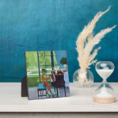 プールサイドピアノ練習 フォトプラーク (インサイチュ)