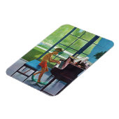 プールサイドピアノ練習 マグネット (左側)