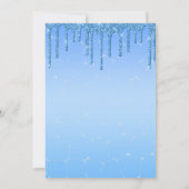 プールサイドプールパーティーベビーシャワー 招待状 (裏面)