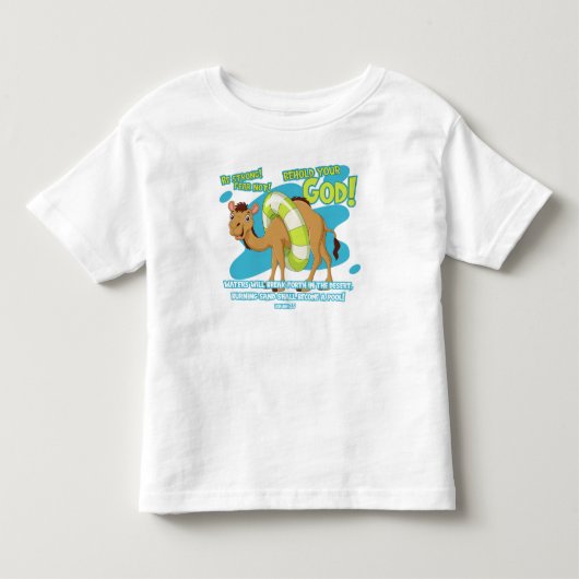 プールサイドラクダ トドラーTシャツ (正面)