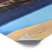 プールサイドラクダNo.1アートプリント ポスター (角)