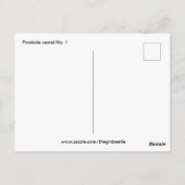 プールサイドラクダNo.1アートプリント ポストカード (裏面)