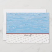 プールサイド招待状 招待状 (裏面)