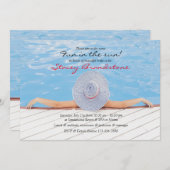 プールサイド招待状 招待状 (正面/裏面)