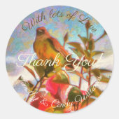 プールサイド歌手ありがとう2338 ラウンドシール (正面)