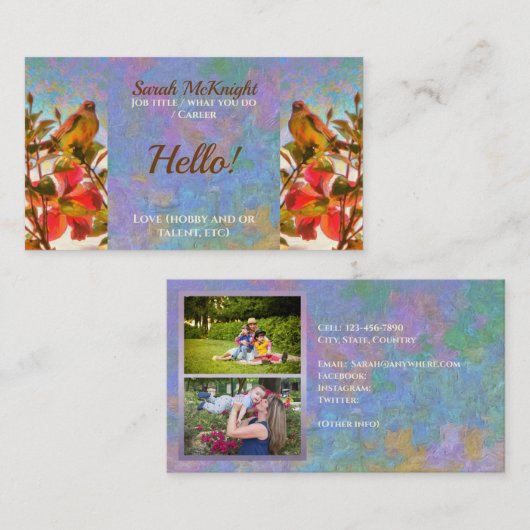 プールサイド歌手2338通話カード コーリングカード (正面/裏面)