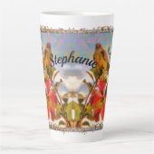 プールサイド歌手2338 カフェラテマグ (正面)