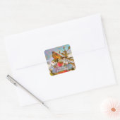 プールサイド歌手2338 スクエアシール (封筒)