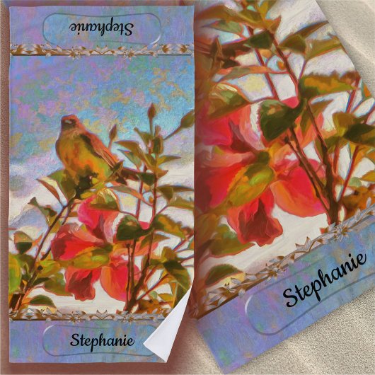 プールサイド歌手2338 ビーチタオル