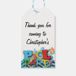 プールサンキューギフトラベル ギフトタグ