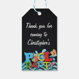 プールサンキューギフトラベル ギフトタグ