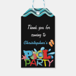 プールサンキューギフトラベル ギフトタグ