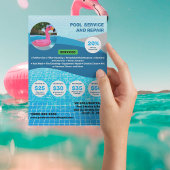 プールサービスと修復 ポストカード
