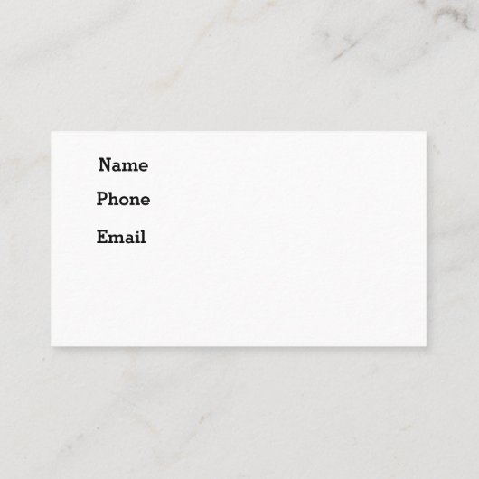 プールサービスのパーソナライズ連絡情報スケジュール 名刺 (裏面)