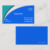 プールサービス名刺 名刺 (正面/裏面)