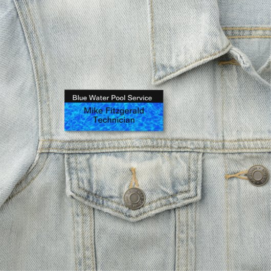 プールサービス従業員 名札 (インサイチュ)