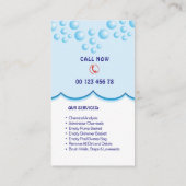 プールサービス 名刺 (裏面)