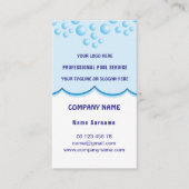 プールサービス 名刺 (正面)