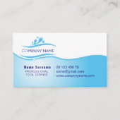 プールサービス 名刺 (正面)