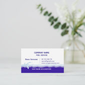 プールサービス 名刺 (スタンド正面)