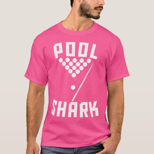 プールシャーククールビリヤード Tシャツ (正面)