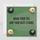 プールシャークパーティー招待状 招待状 (裏面)