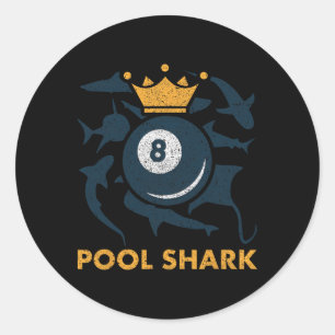 プールシャークビリヤードPoolビリヤードHall Player Ba ラウンドシール