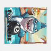 プールシャーク フリースブランケット (正面(横))