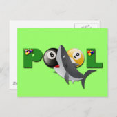 プールシャーク ポストカード (正面/裏面)