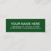 プールシャーク(モダンマス) スキニー名刺 (裏面)