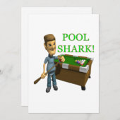 プールシャーク 招待状 (正面/裏面)