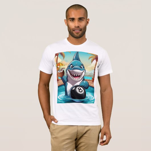 プールシャーク Tシャツ (正面フル)