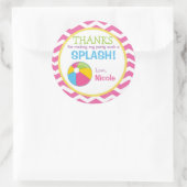 プールシール/プールメッセージカード/プールギフトラベル ラウンドシール (バッグ)