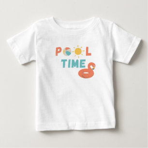 プールタイムベビーTシャツ ベビーTシャツ