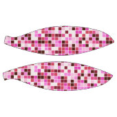 プールタイル、ピンクのモザイクタイル、幾何学的パターン バスケットボール (パネル)