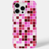 プールタイル ピンクモザイクタイル 幾何学模様 Case-Mate iPhoneケース (裏面)