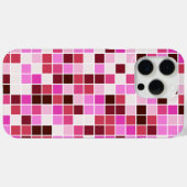 プールタイル ピンクモザイクタイル 幾何学模様 Case-Mate iPhoneケース (裏面 (横))