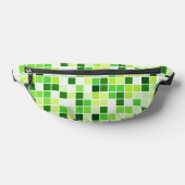 プールタイル、緑のモザイクタイル、幾何学的パターン ファニーパック (レイダウン)