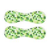 プールタイル、緑のモザイクタイル、幾何学的パターン 野球ボール (パネル)