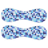 プールタイル、青モザイクタイル、幾何学的パターン ソフトボール (パネル)