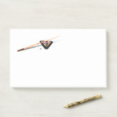 プールテーブルキュースティックとボール ポストイット (デスク)