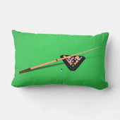 プールテーブルキュースティックとボール ランバークッション (裏面)