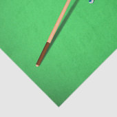 プールテーブルキュースティックとボール 薄葉紙 (詳細)