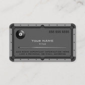 プールテーブル暗い名刺 名刺 (正面)